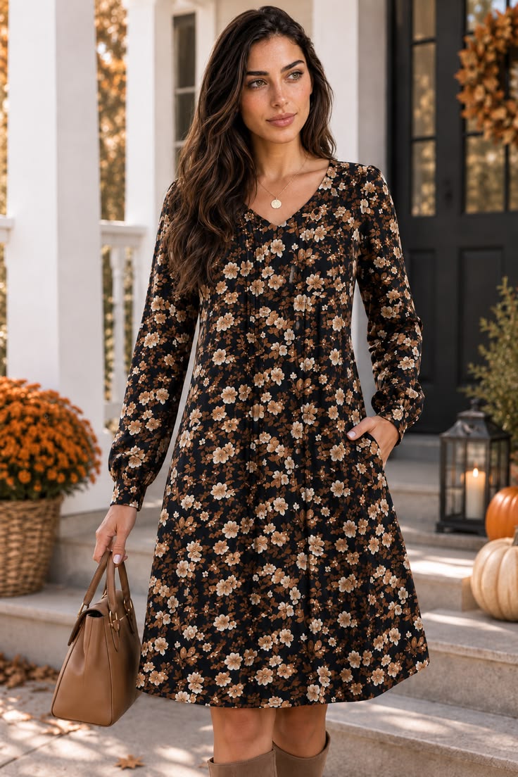 Fall Dresses with Boots: Easy Outfit Ideas