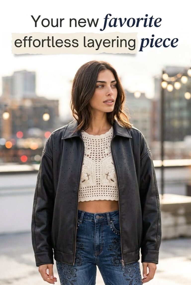Faux Leather Jackets for Fall: Black, Red, Hooded and Fur-Lined